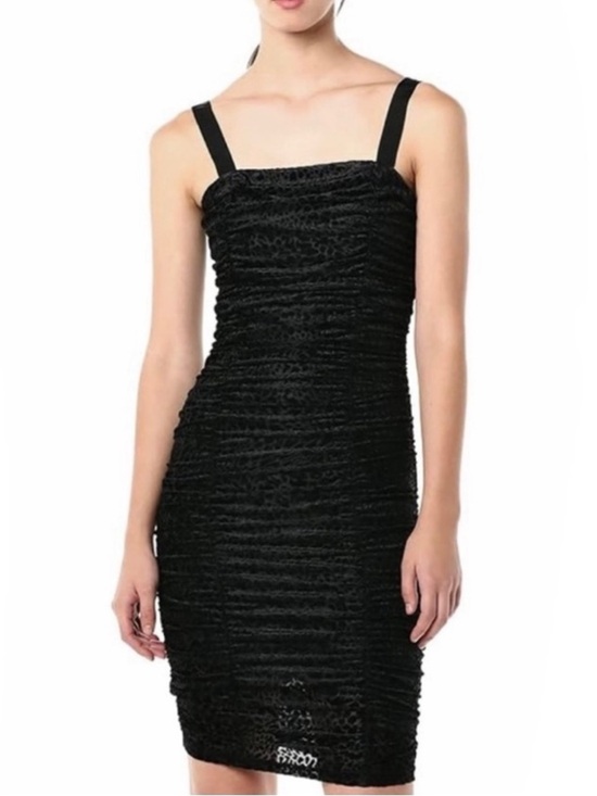 Likely Dresses & Skirts - NEW LIKELY BLACK LEOPARD BURNOUT VELVET RUCHED MINI DRESS